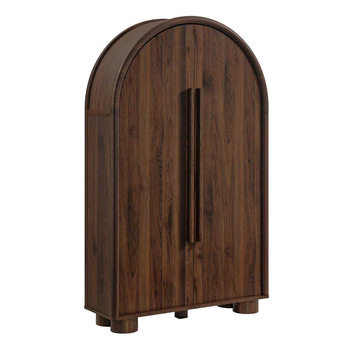 Bellamy Arched Fold-Out Desk Cabinet