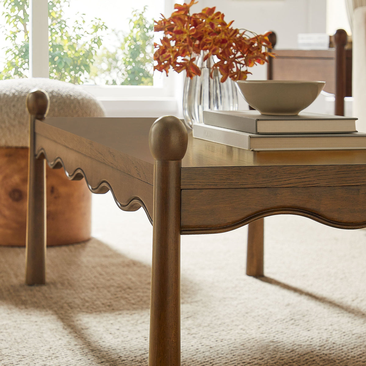 Darcy 46 Inch Wood Coffee Table