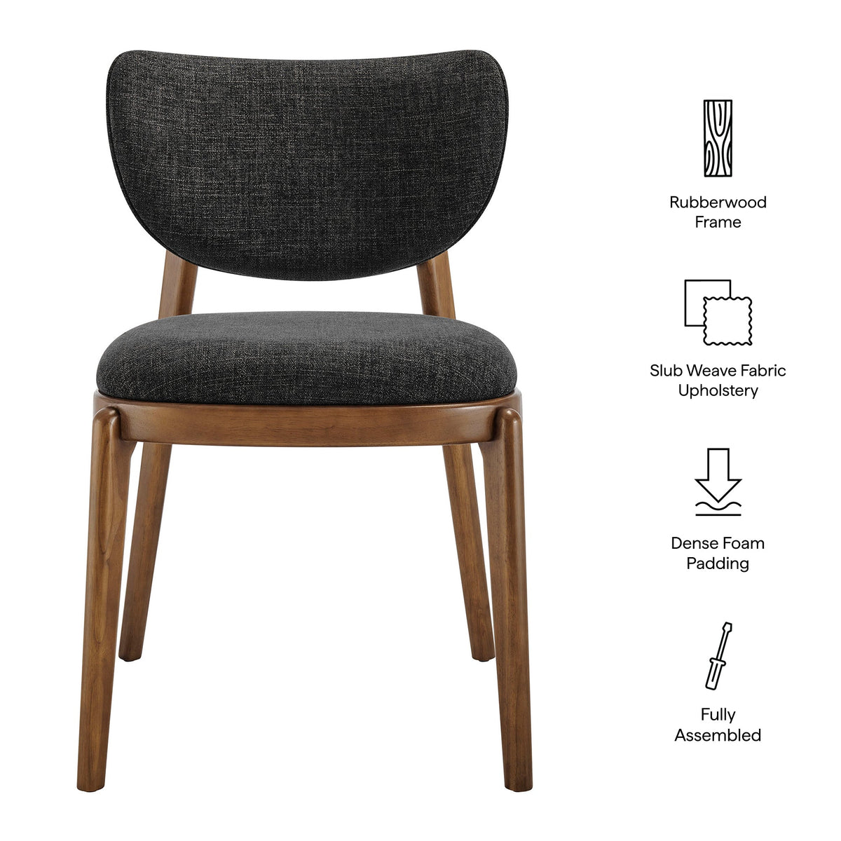 Fenwick Fabric Dining Chairs Set of 2