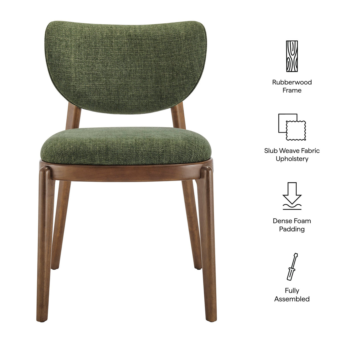 Fenwick Fabric Dining Chairs Set of 2