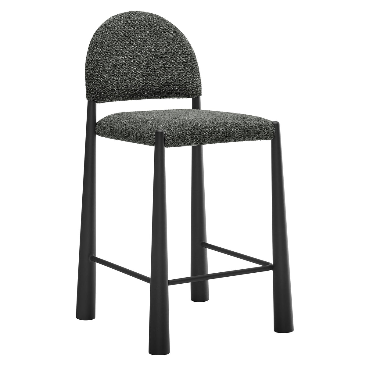 Hayley Upholstered Fabric Counter Stools Set of 2