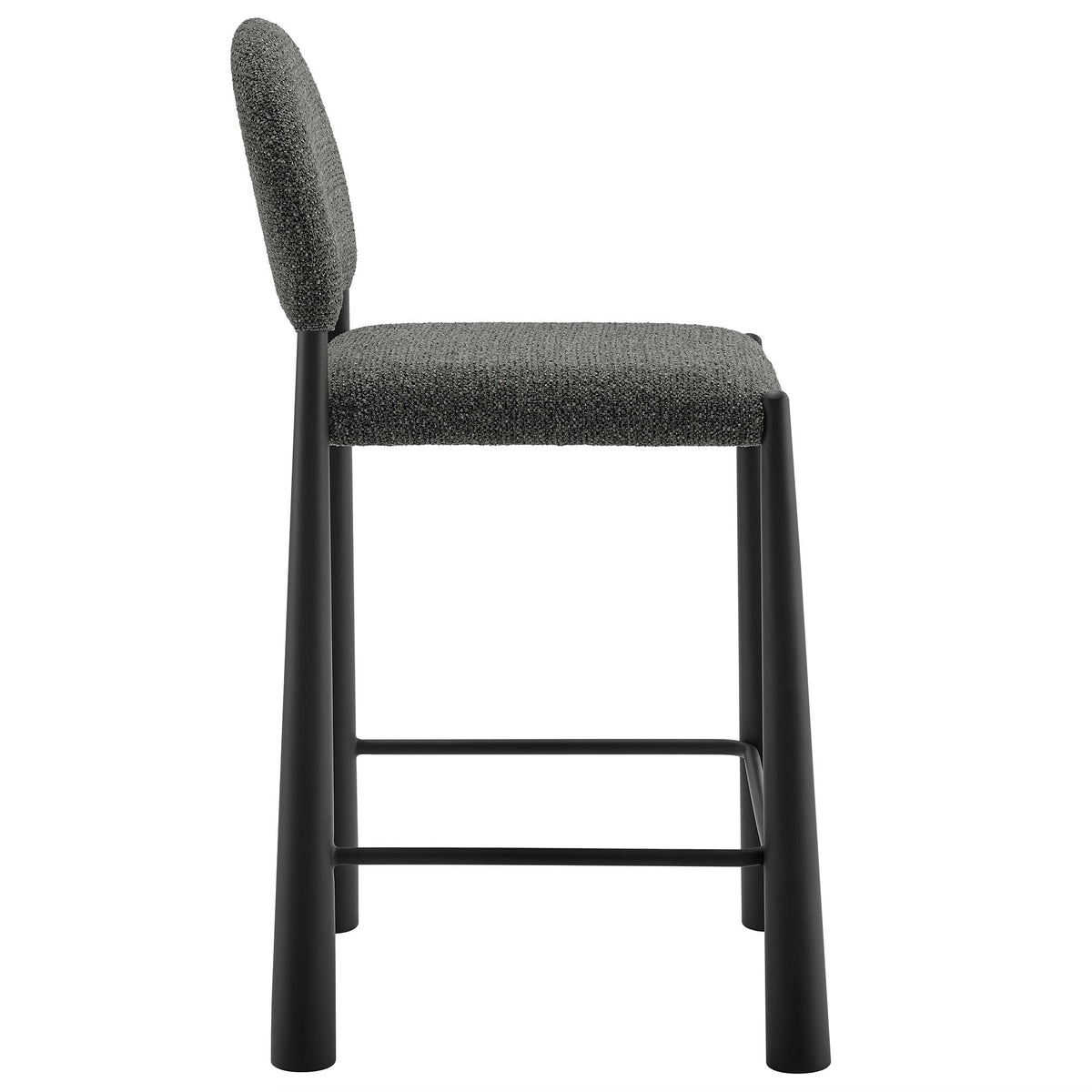 Hayley Upholstered Fabric Counter Stools Set of 2