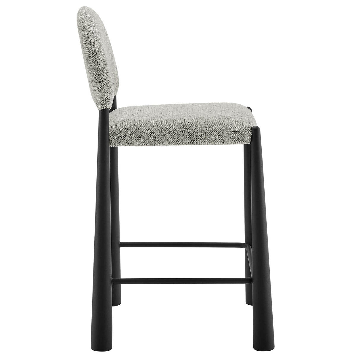 Hayley Upholstered Fabric Counter Stools Set of 2