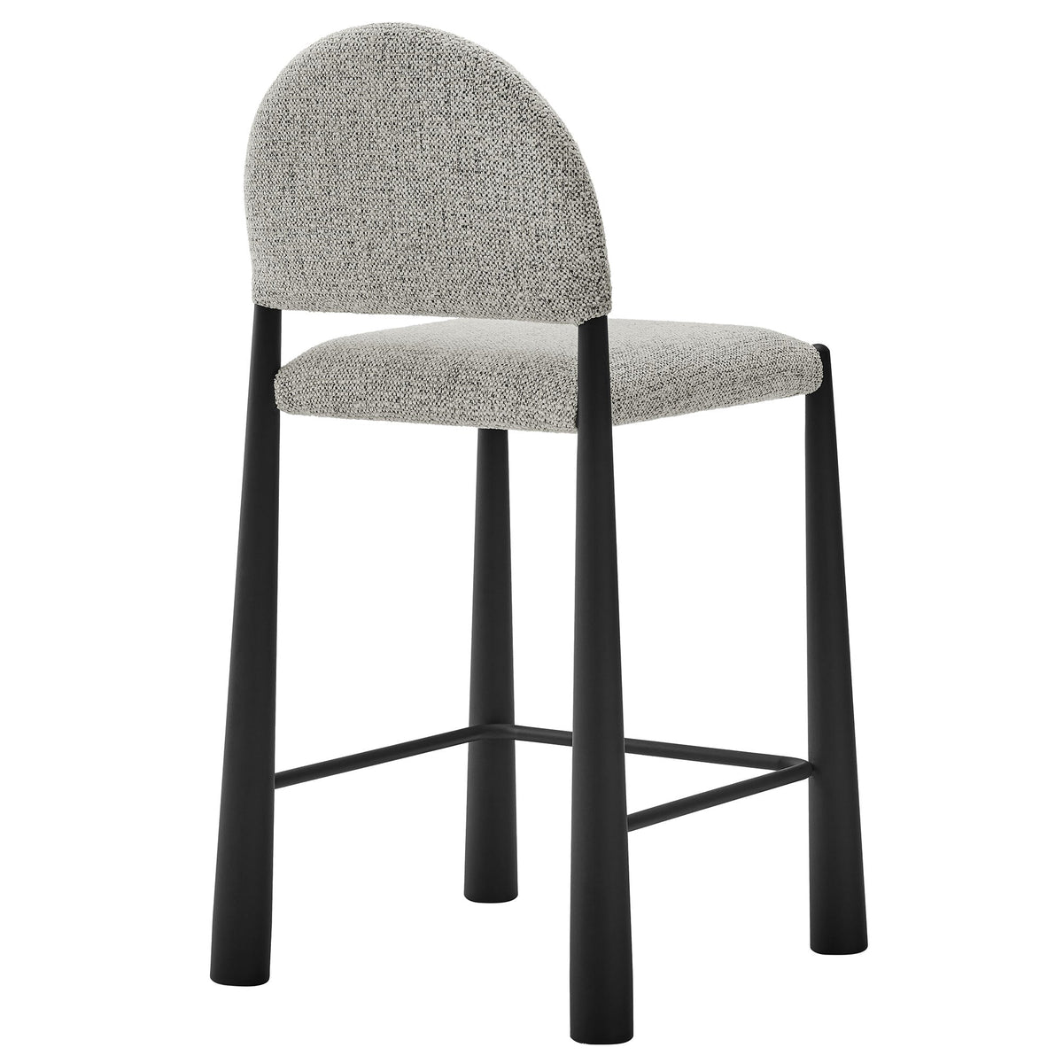 Hayley Upholstered Fabric Counter Stools Set of 2