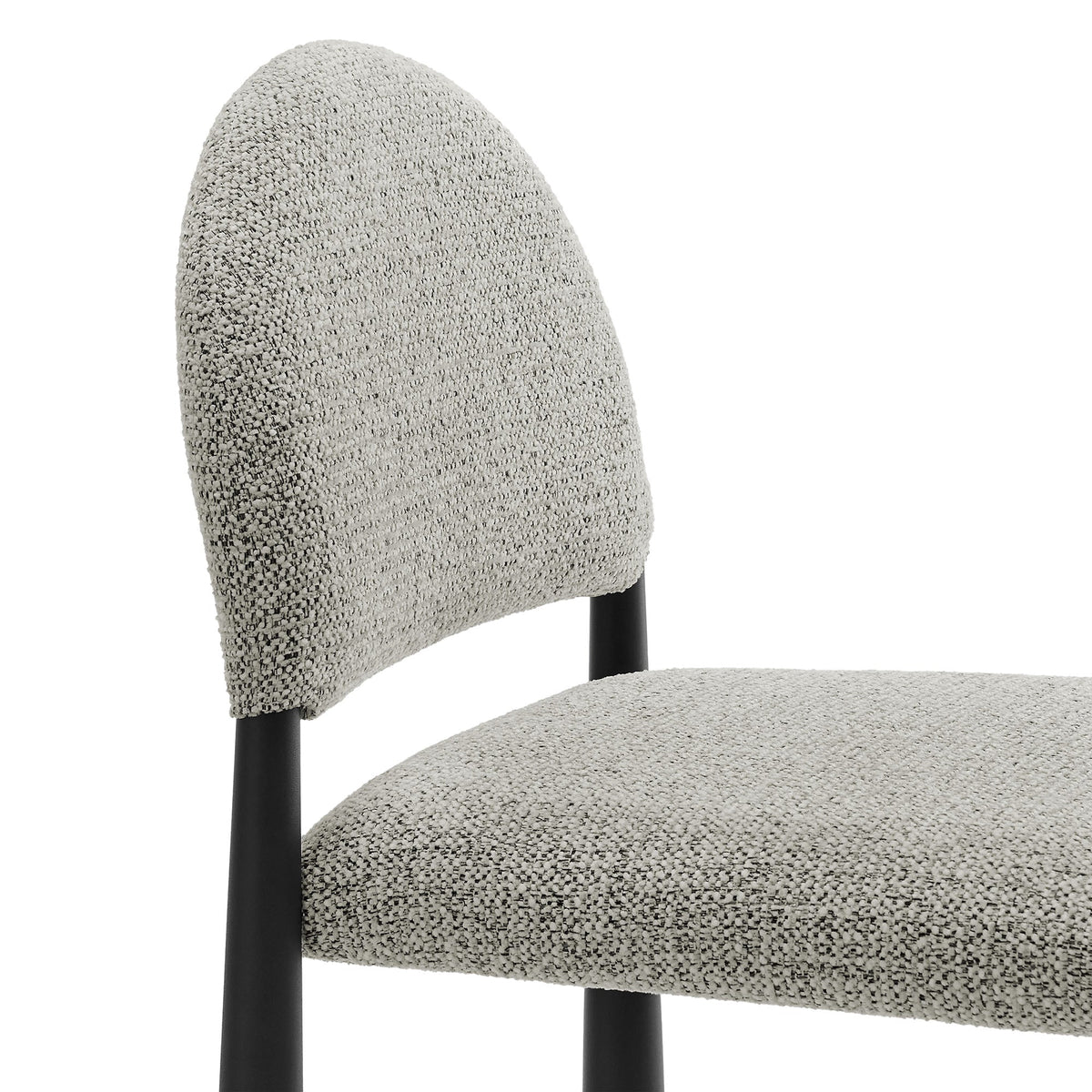 Hayley Upholstered Fabric Counter Stools Set of 2