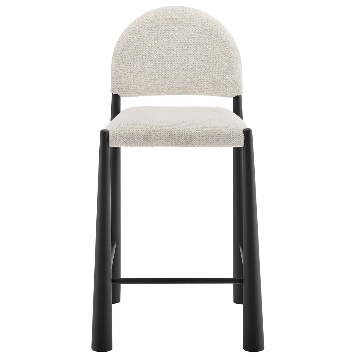 Hayley Upholstered Fabric Counter Stools Set of 2