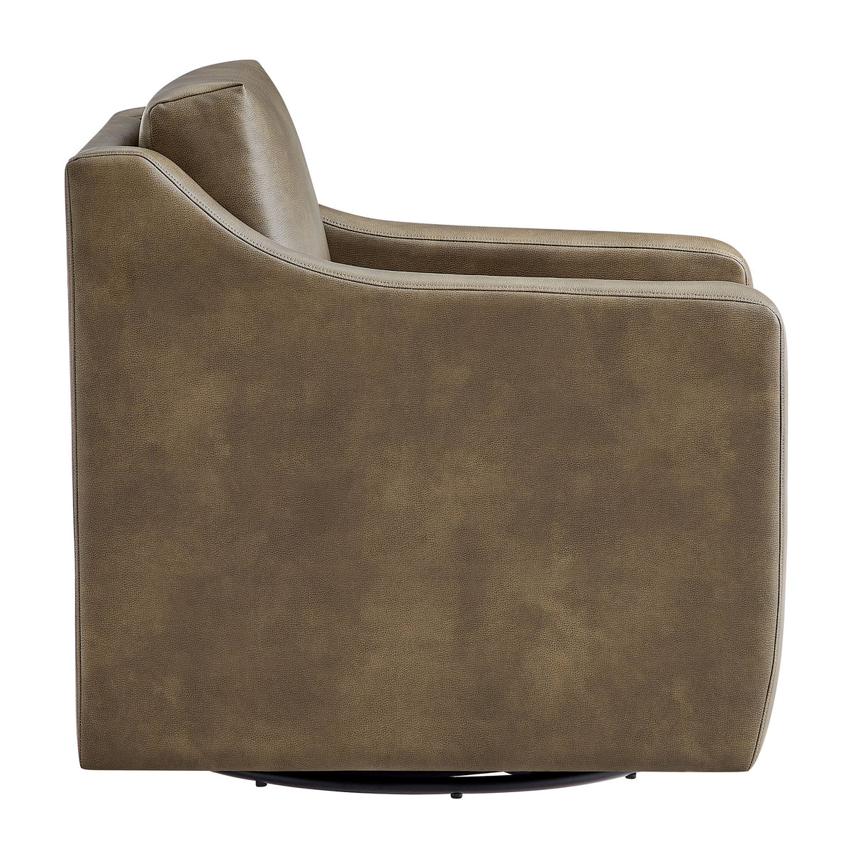 Liora Vegan Leather Swivel Armchair