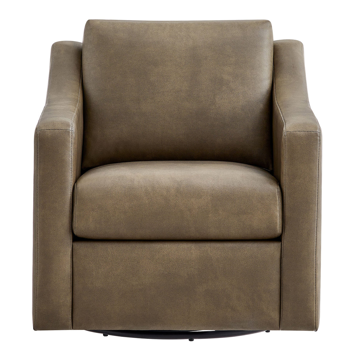 Liora Vegan Leather Swivel Armchair
