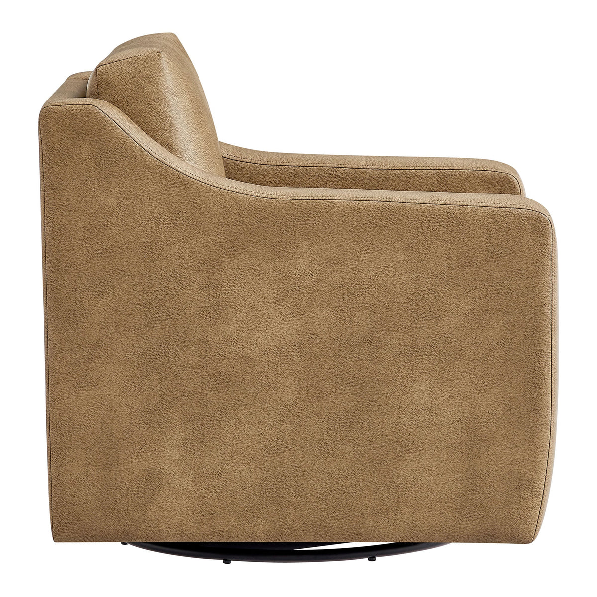 Liora Vegan Leather Swivel Armchair