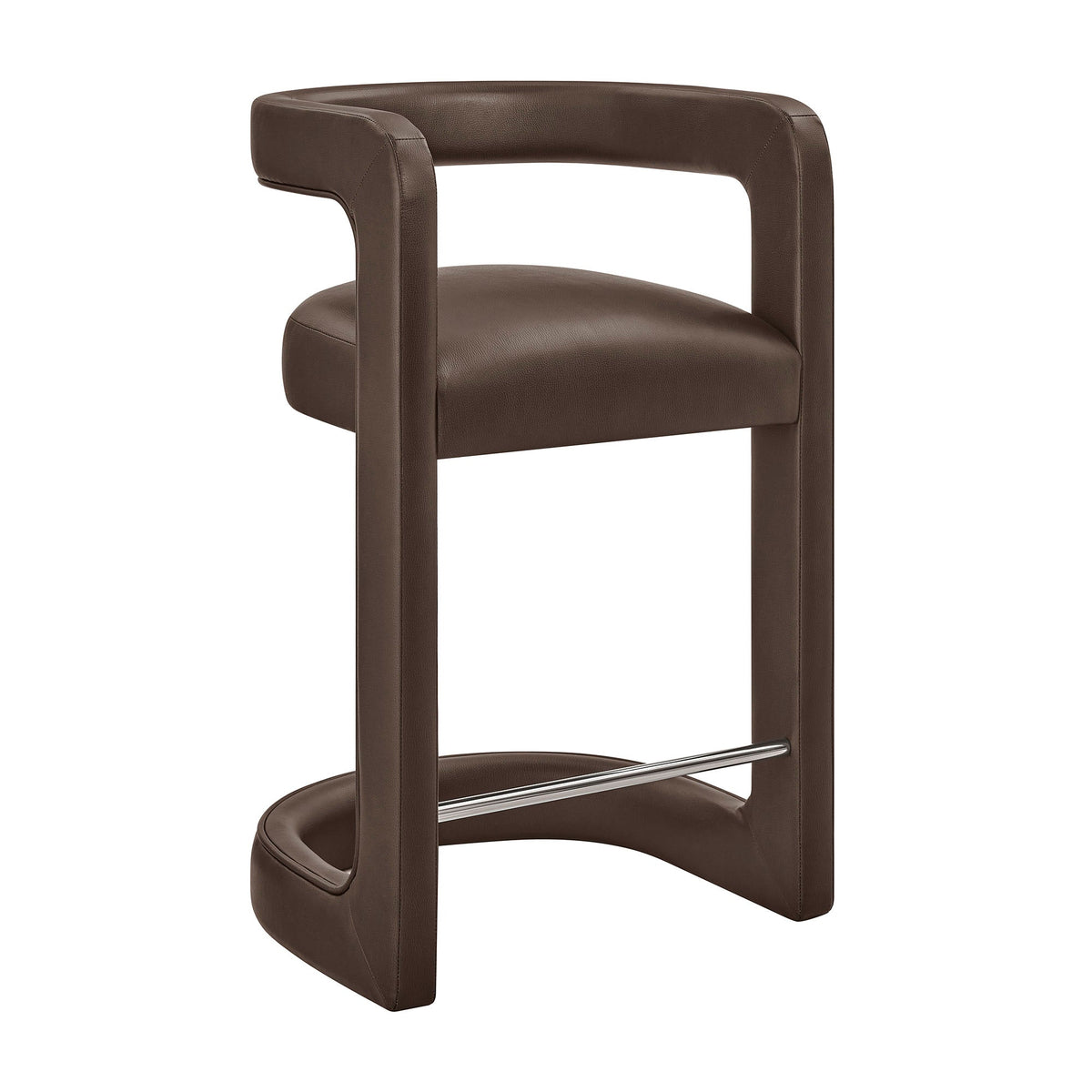 Winslow Premium Vegan Leather Counter Stool