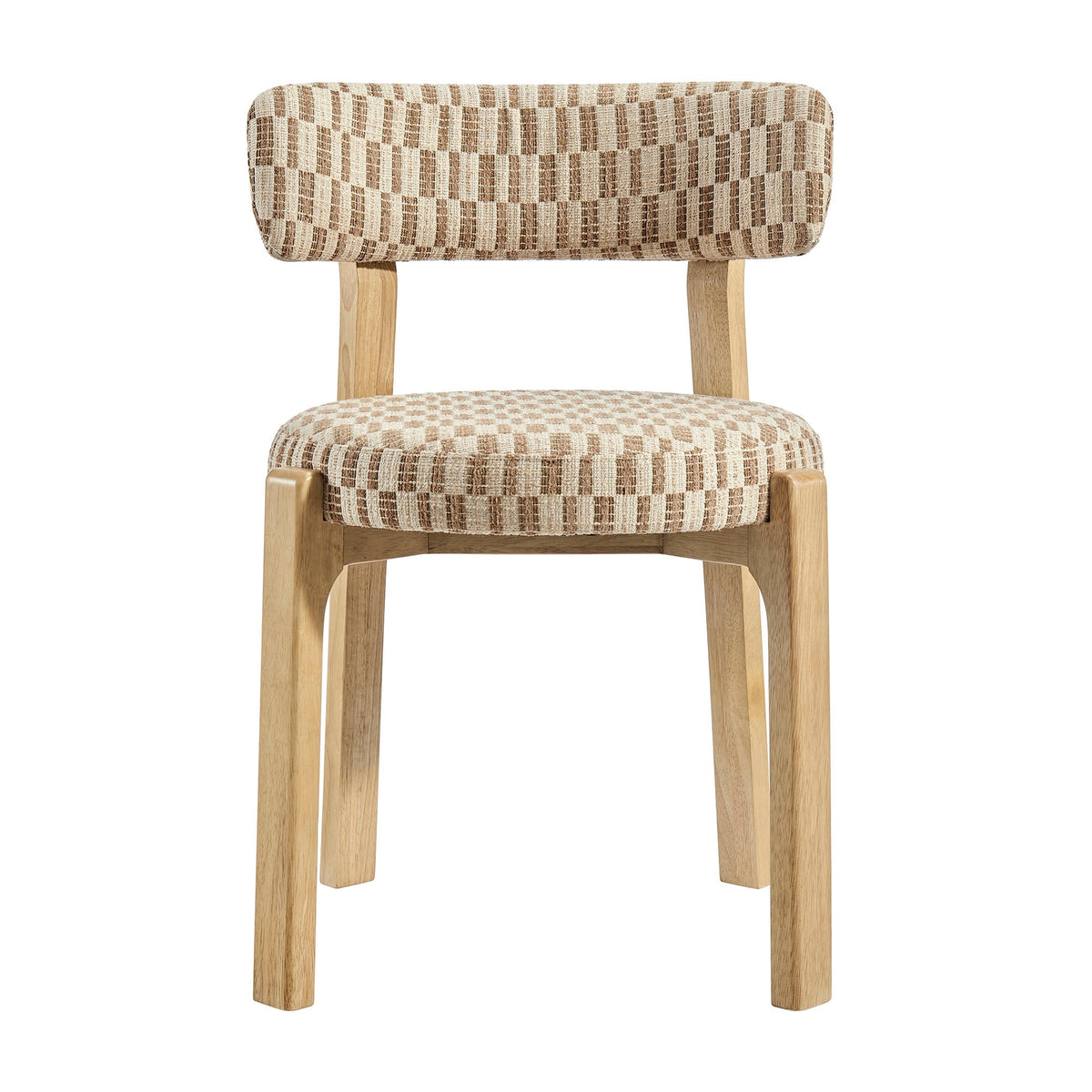 Marsha Retro Upholstered Fabric Dining Chairs Set of 2