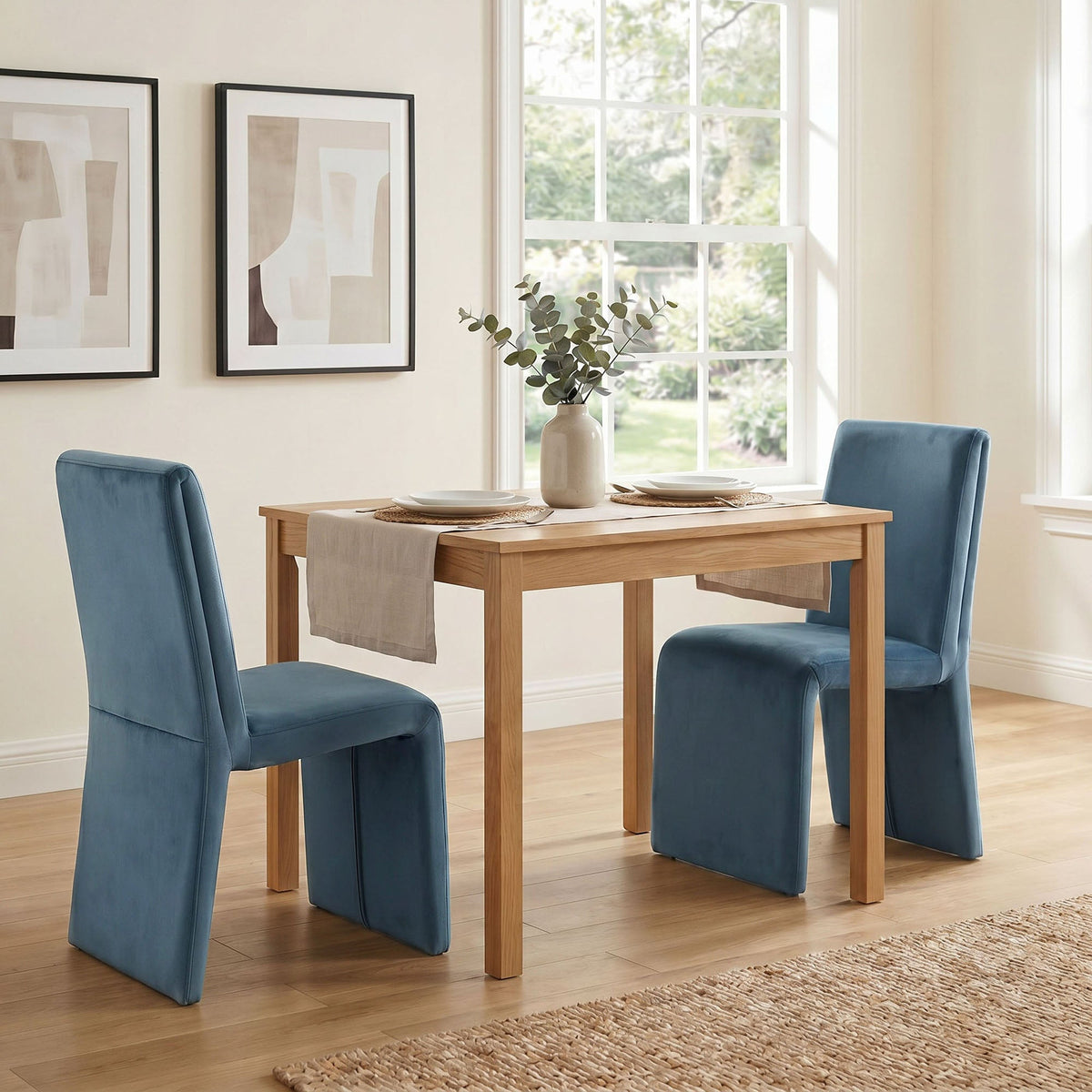 Emory Performance Velvet Dining Side Chair Set of 2