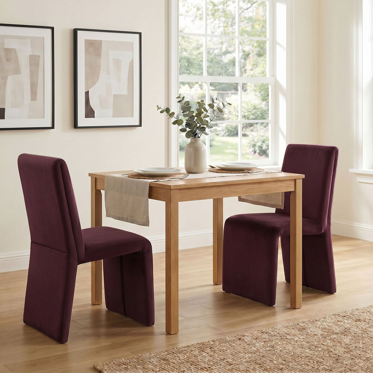 Emory Performance Velvet Dining Side Chair Set of 2