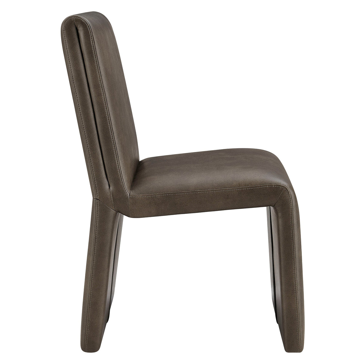 Emory Vegan Leather Dining Side Chair Set of 2 - view 6