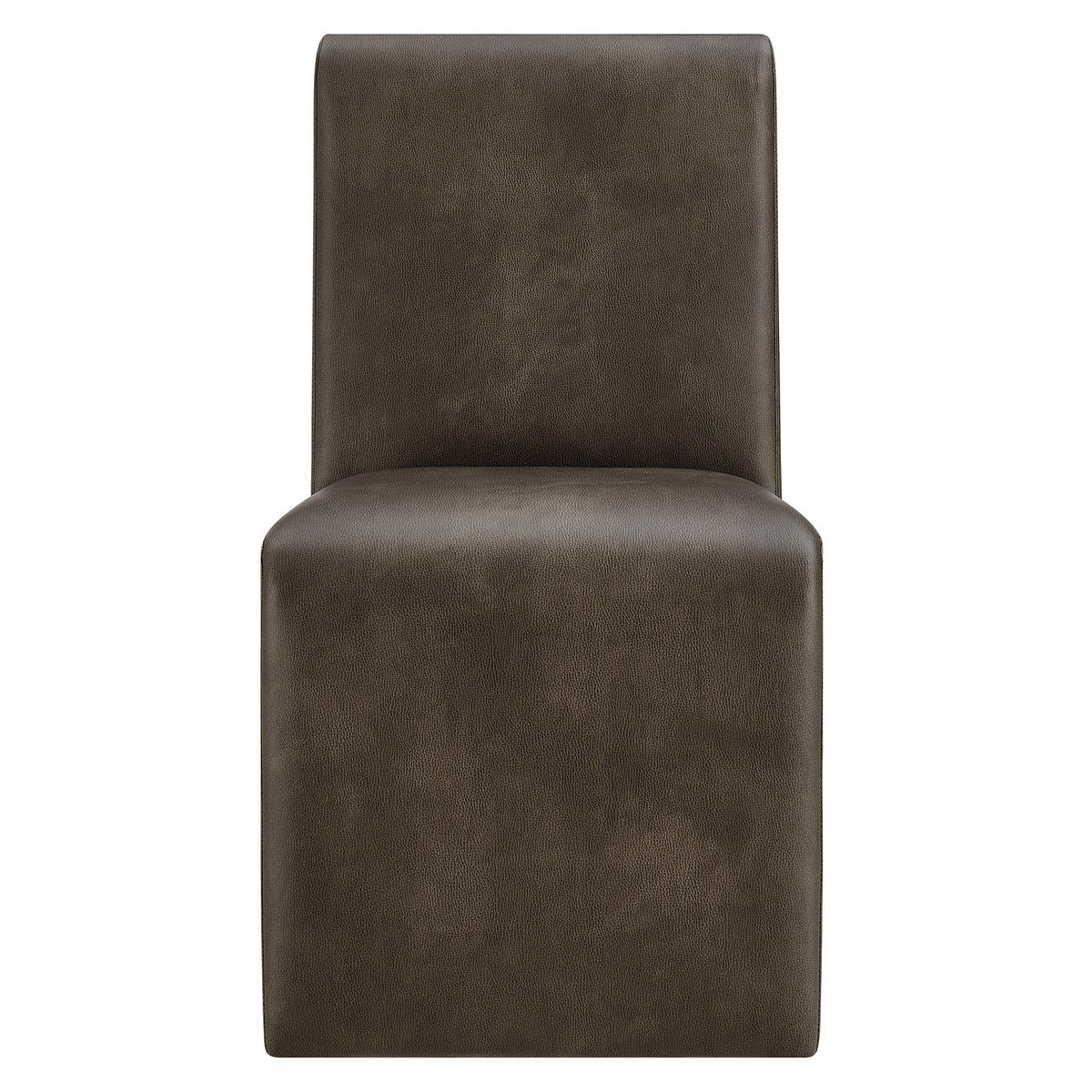 Emory Vegan Leather Dining Side Chair Set of 2 - view 10