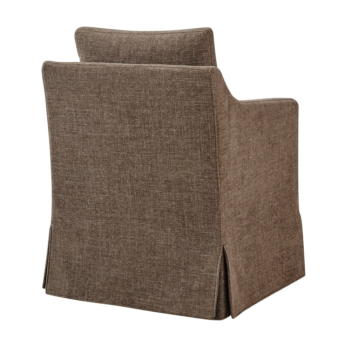 Serene Slipcovered Performance Fabric Dining Armchair