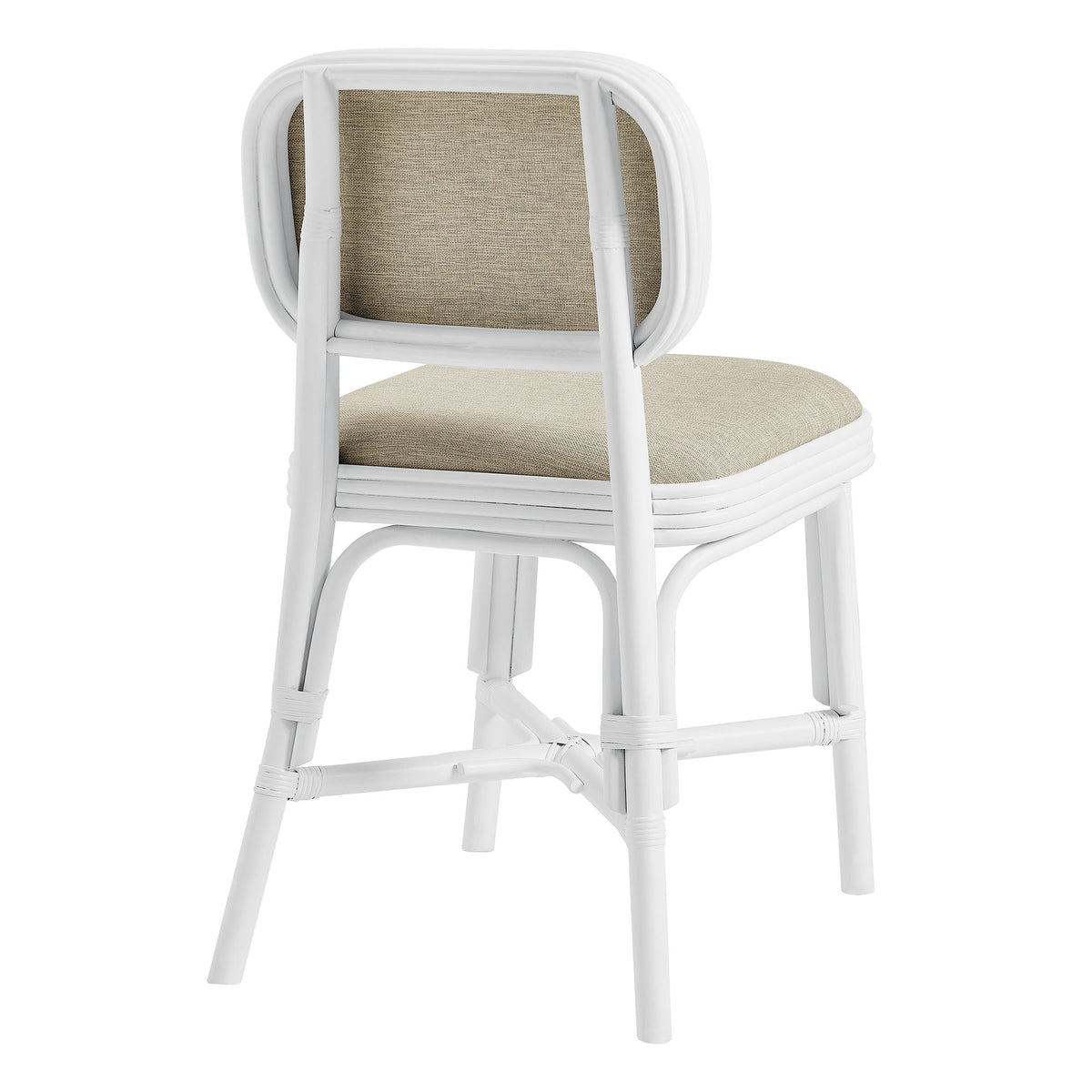 Bahari Upholstered Rattan Dining Chair