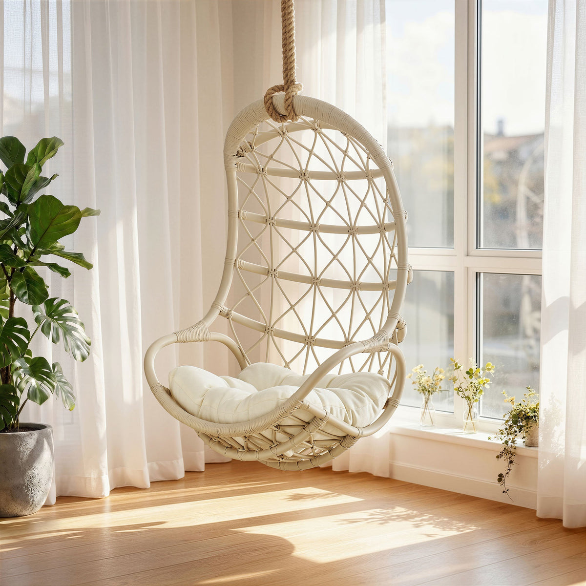 Tamarind Natural Rattan Hanging Chair