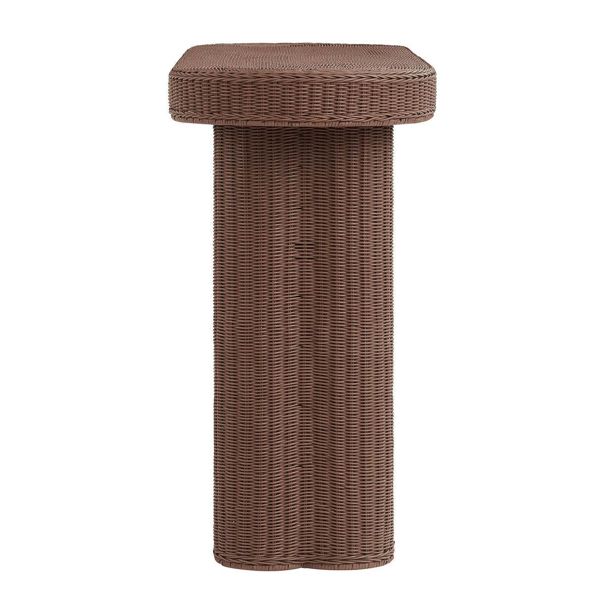 Sarova 59 Inch Natural Rattan Console Table