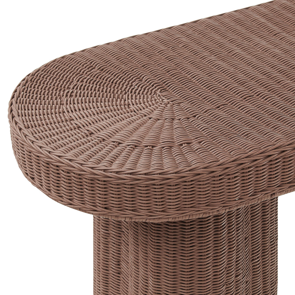 Sarova 59 Inch Natural Rattan Console Table