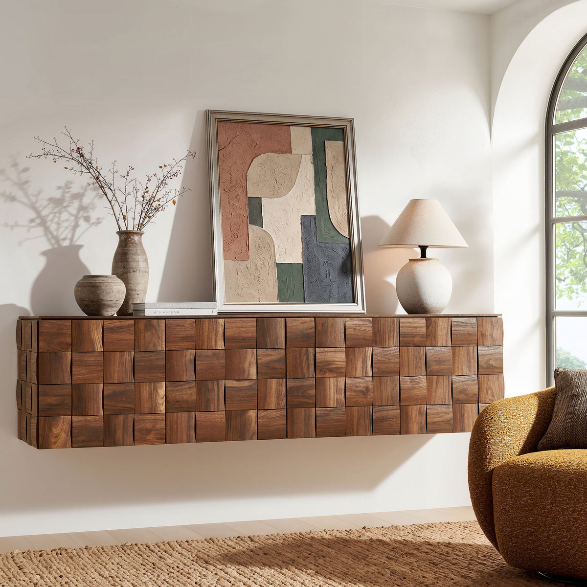 Duskin Wall Mounted Accent Cabinet