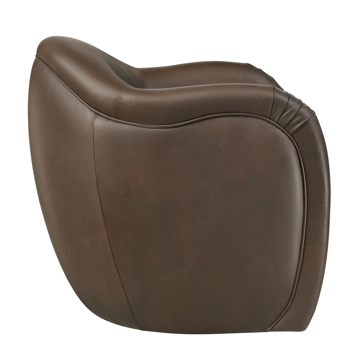 Compose Barrel Vegan Leather Accent Chair