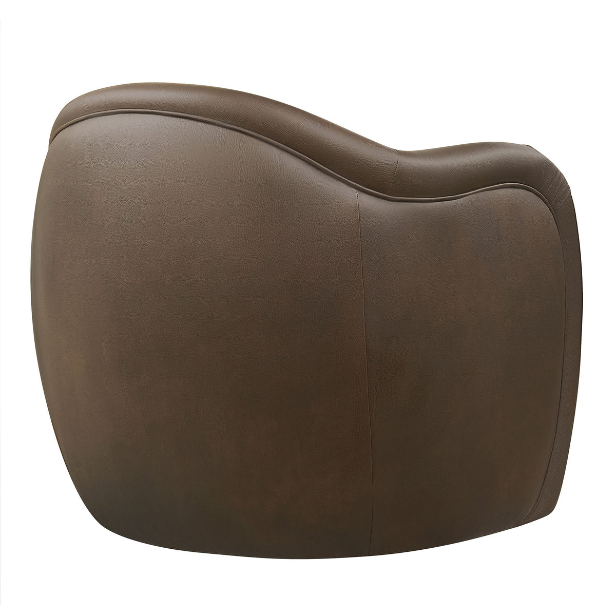 Compose Barrel Vegan Leather Accent Chair