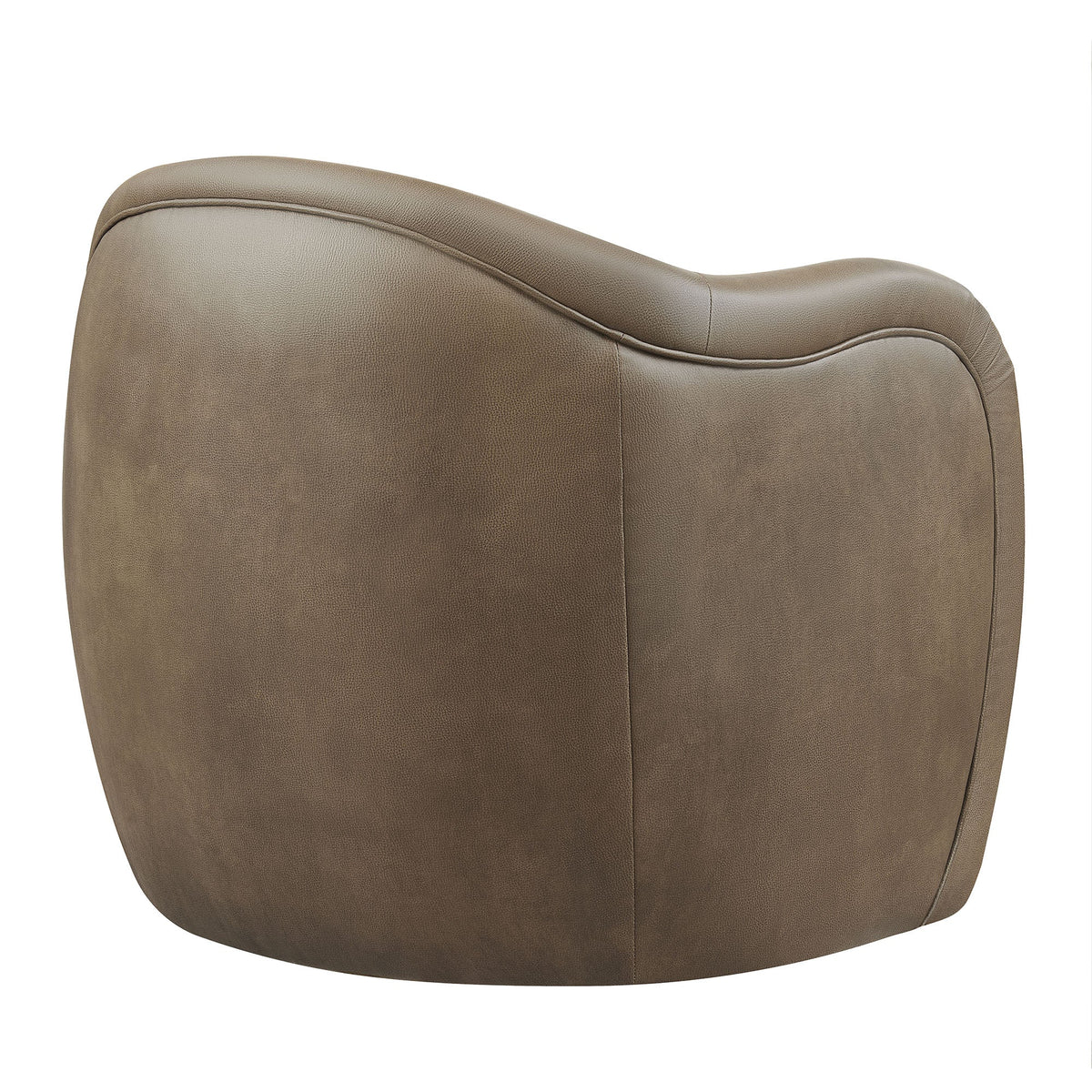 Compose Barrel Vegan Leather Accent Chair