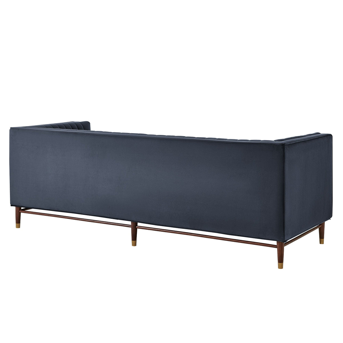 Devote 93 Inch Performance Velvet Channel Tufted Sofa