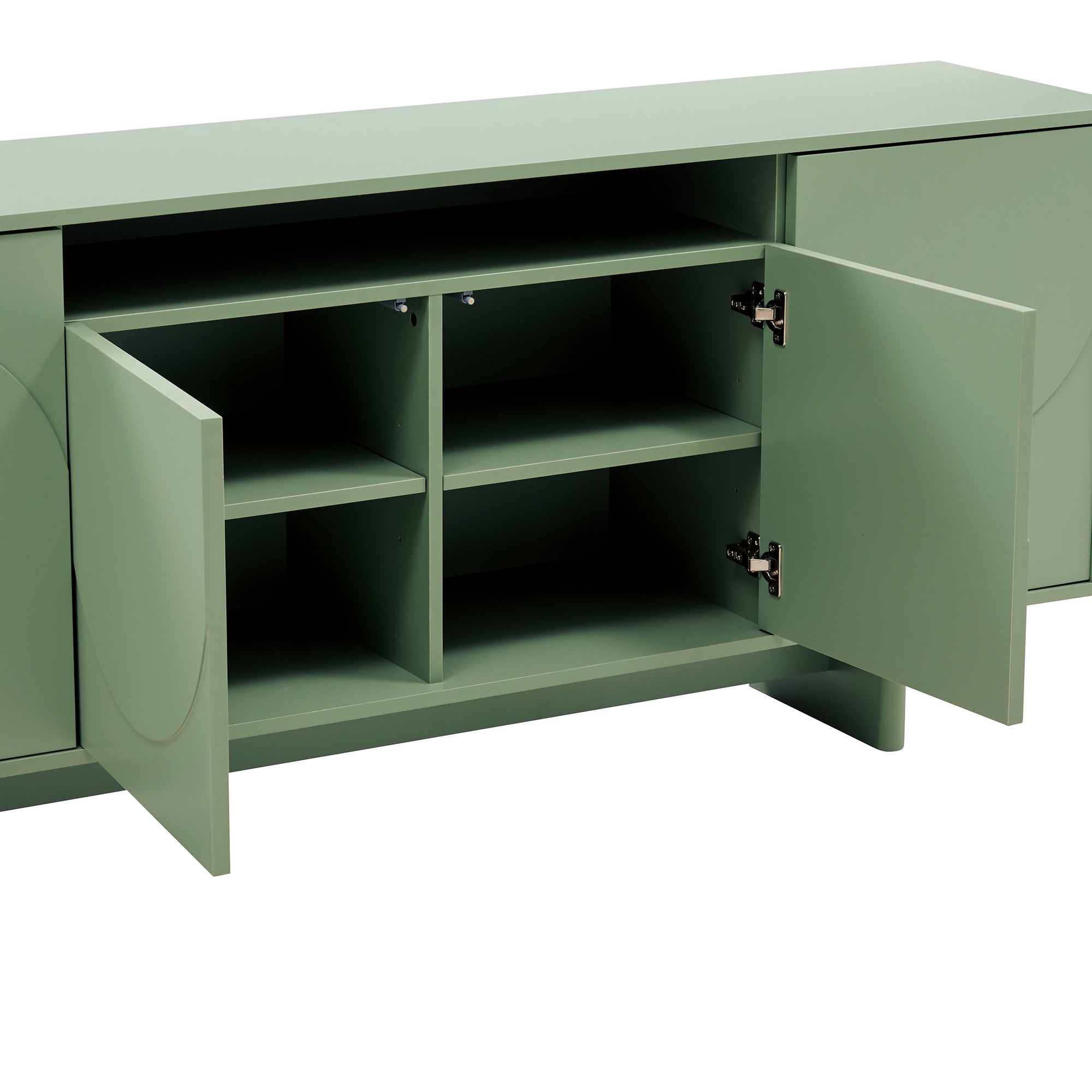 Ella 71" Modern Sage Green Sideboard