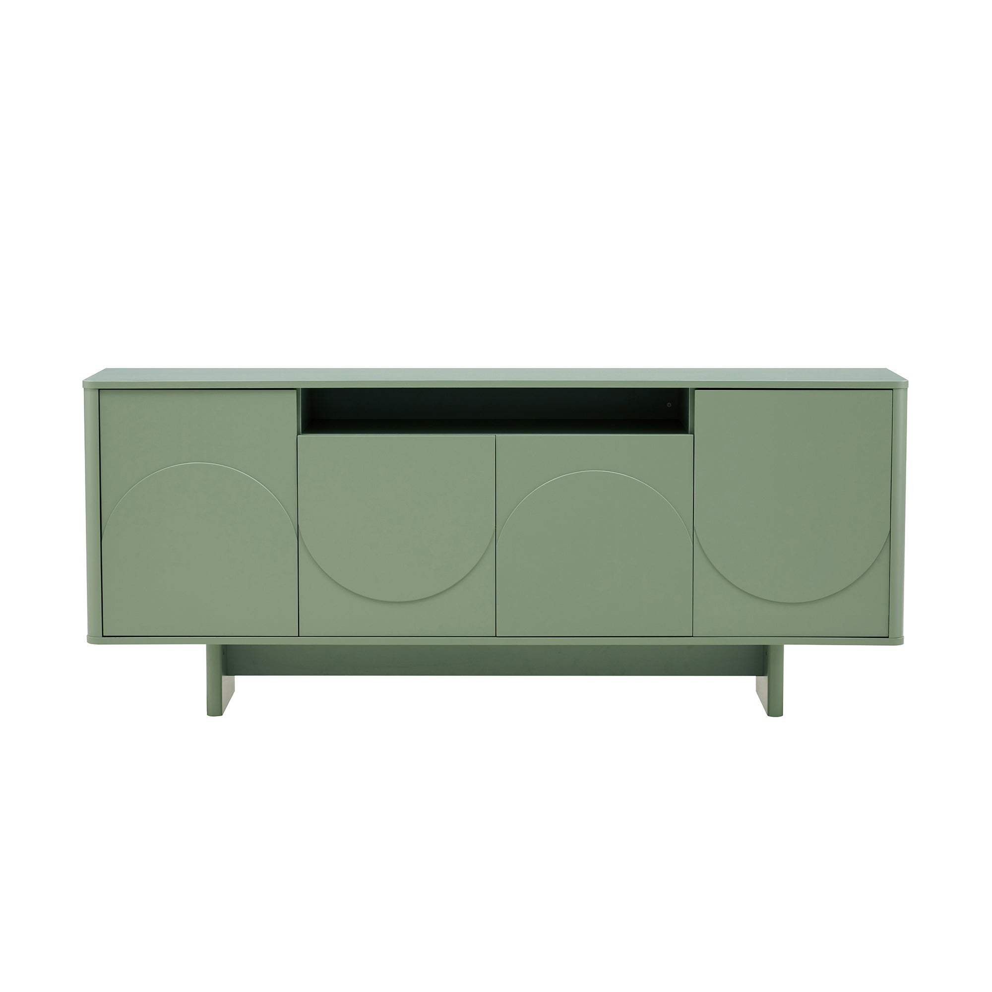 Ella 71" Modern Sage Green Sideboard
