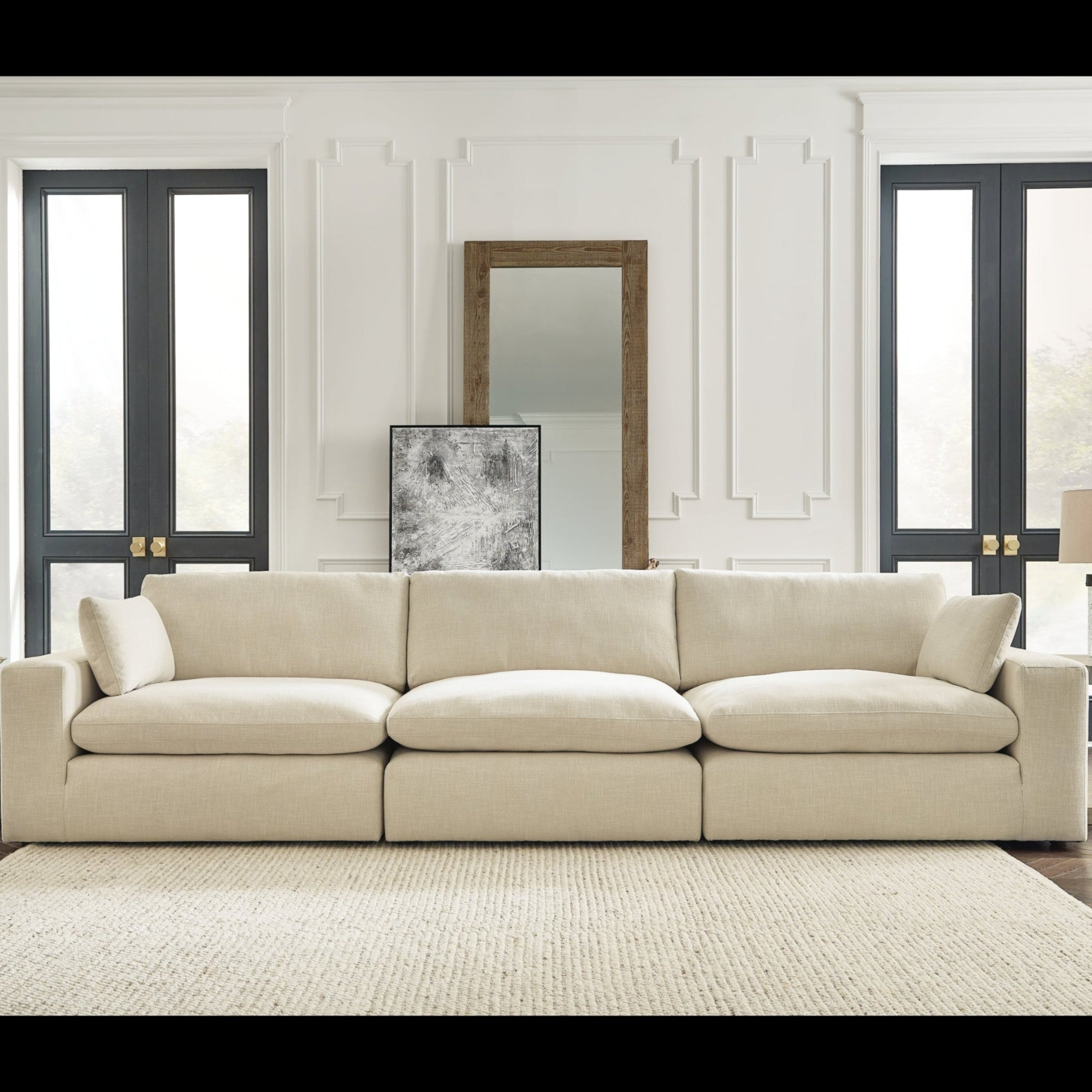 Elyza 3-Piece Modular Modern Sofa