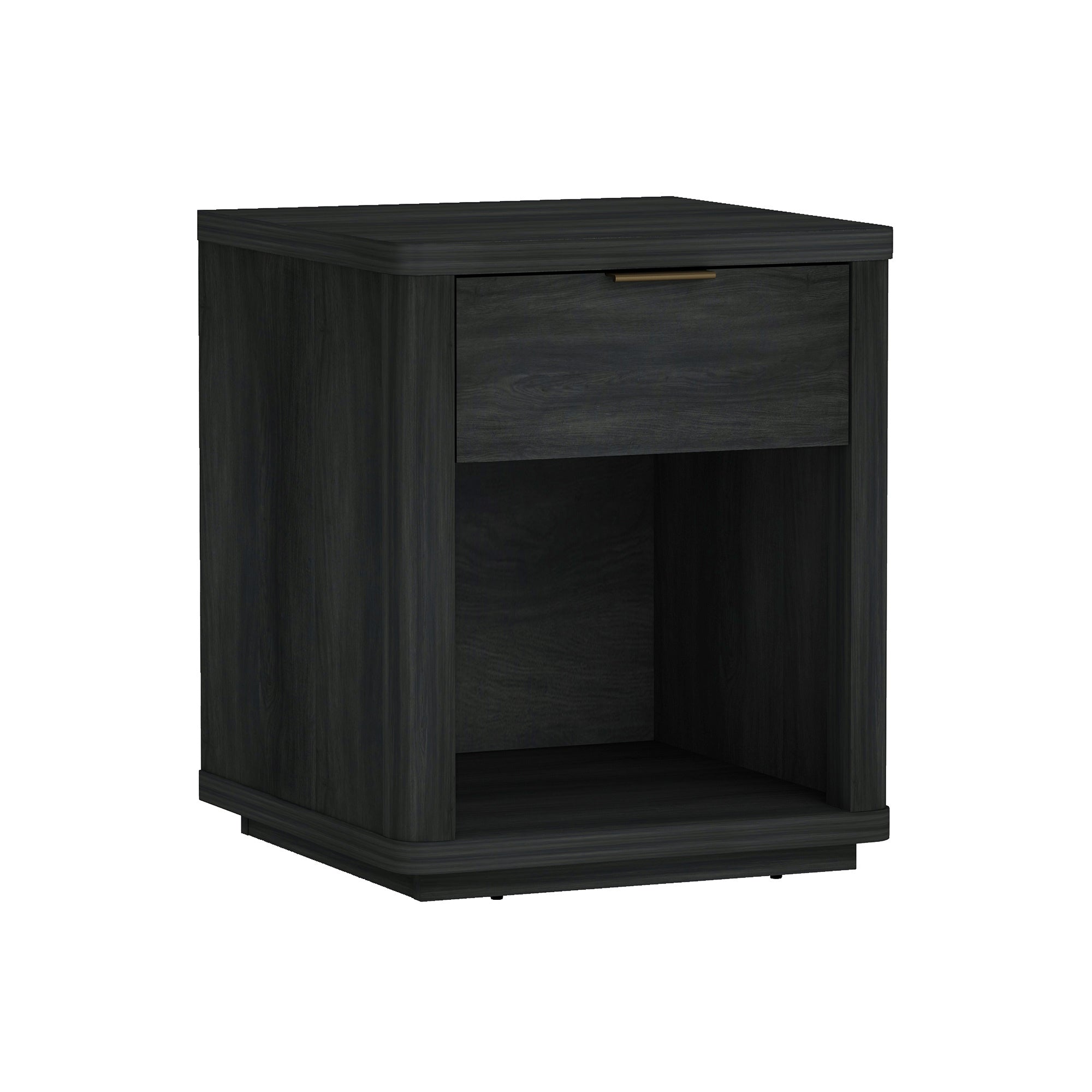 Evelyn Nightstand in Charcoal Grey