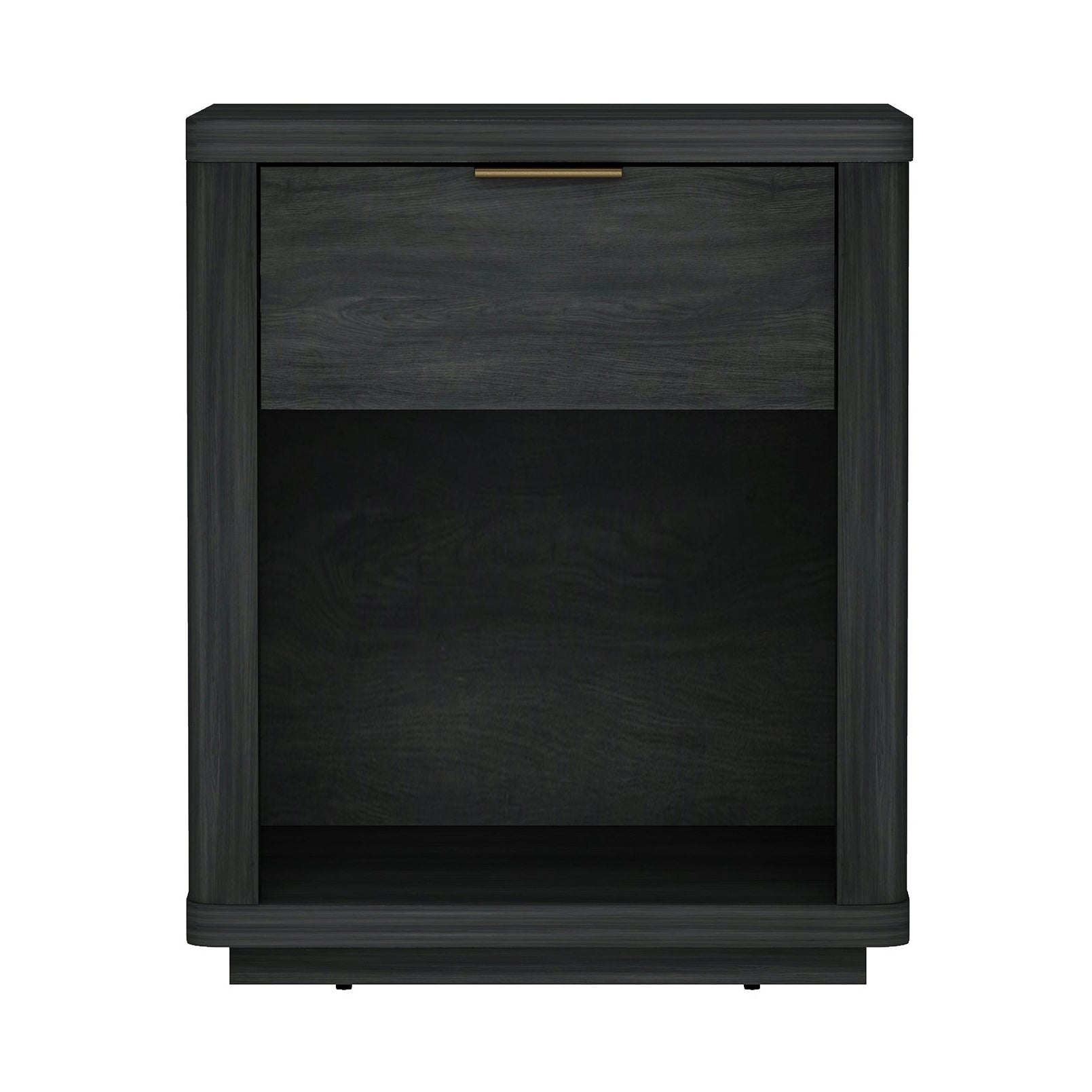 Evelyn Nightstand in Charcoal Grey