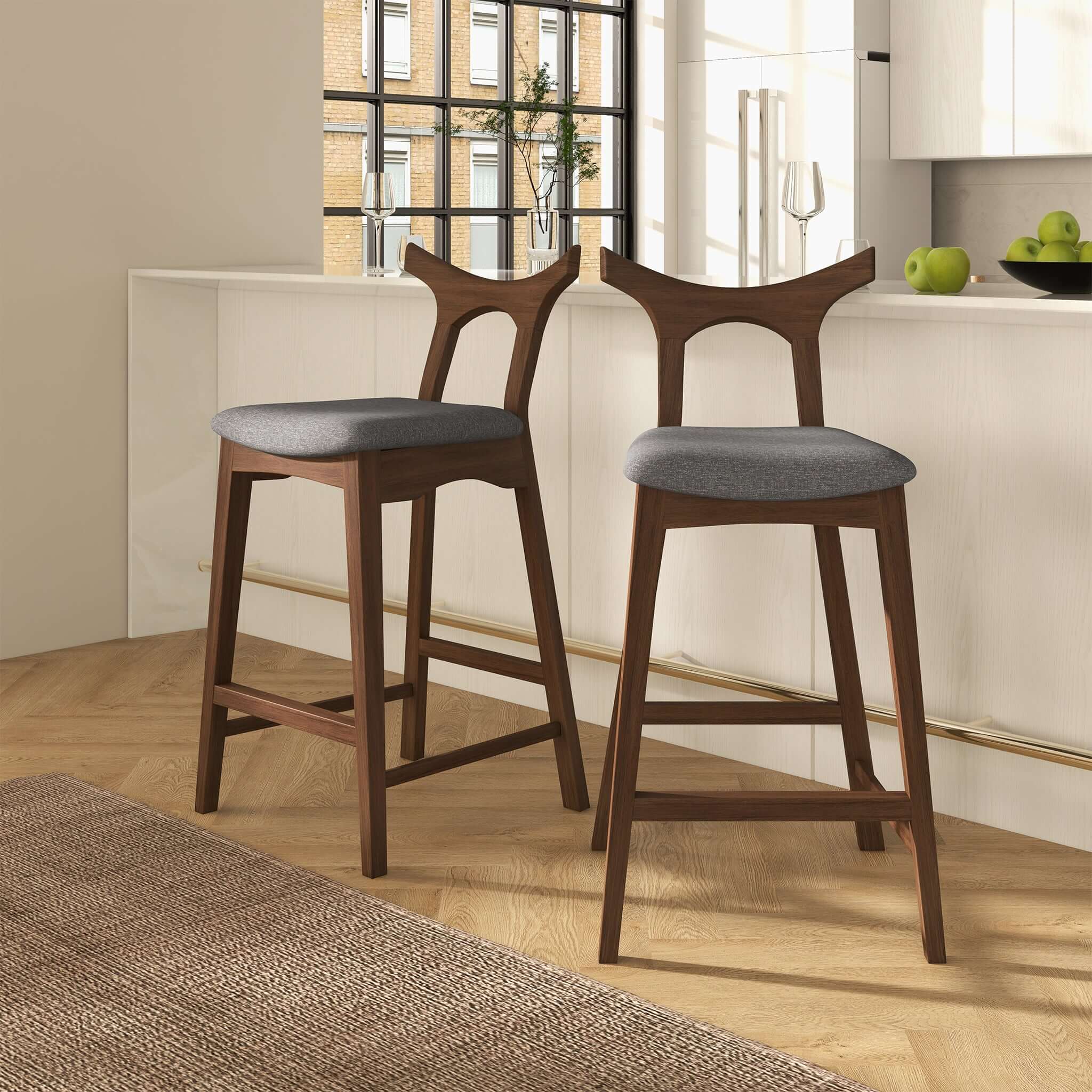 Nosh Fabric Bar Stool