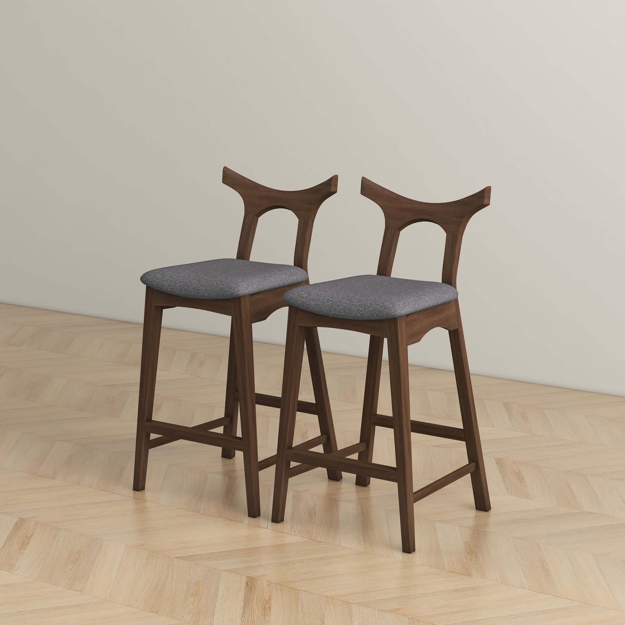 Nosh Fabric Bar Stool