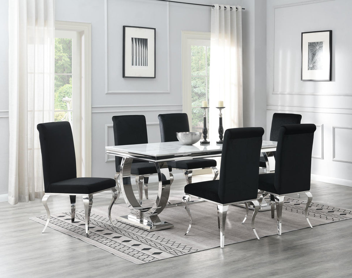 White Marble Dining Table & Chair Options