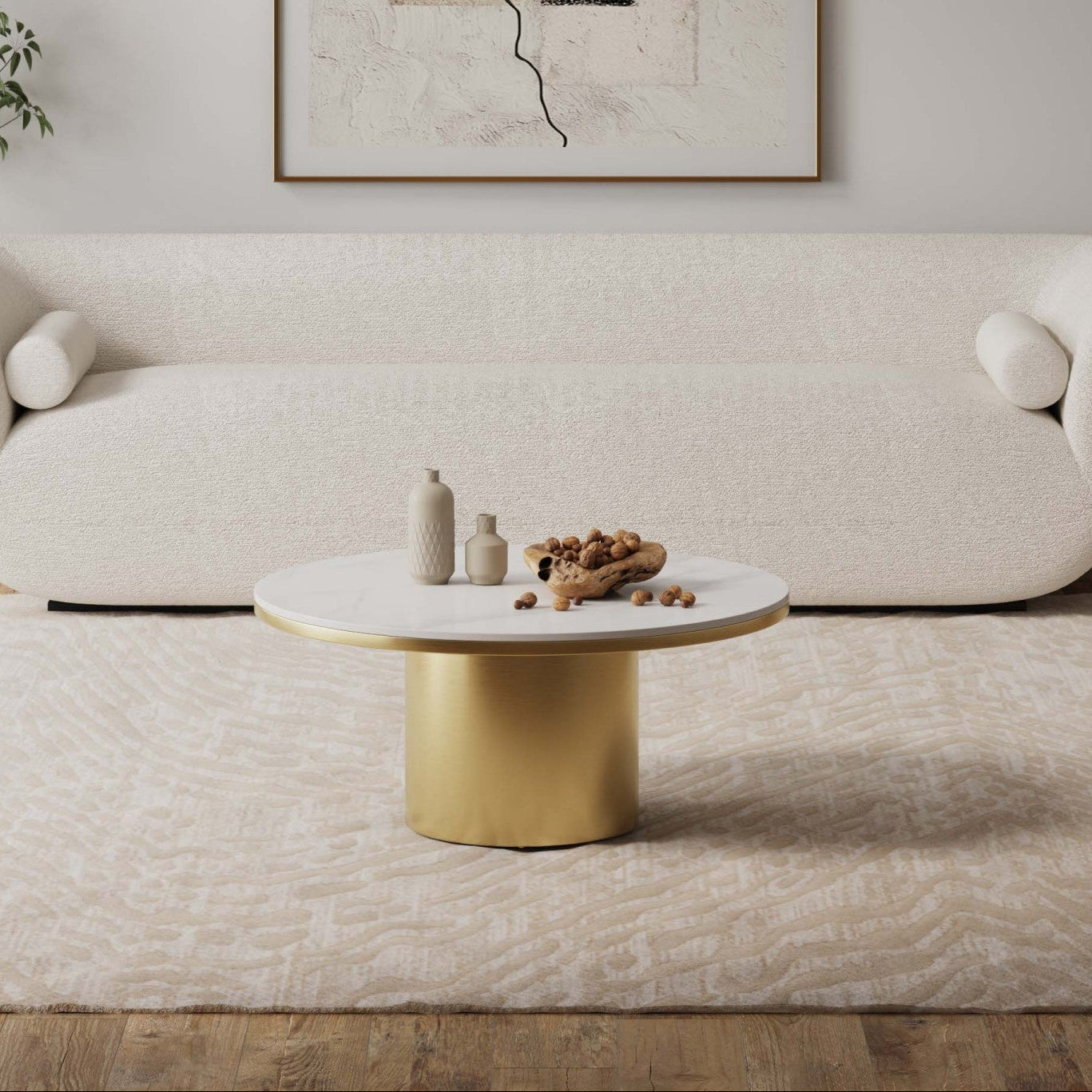 Glenn Gold Coffe Table