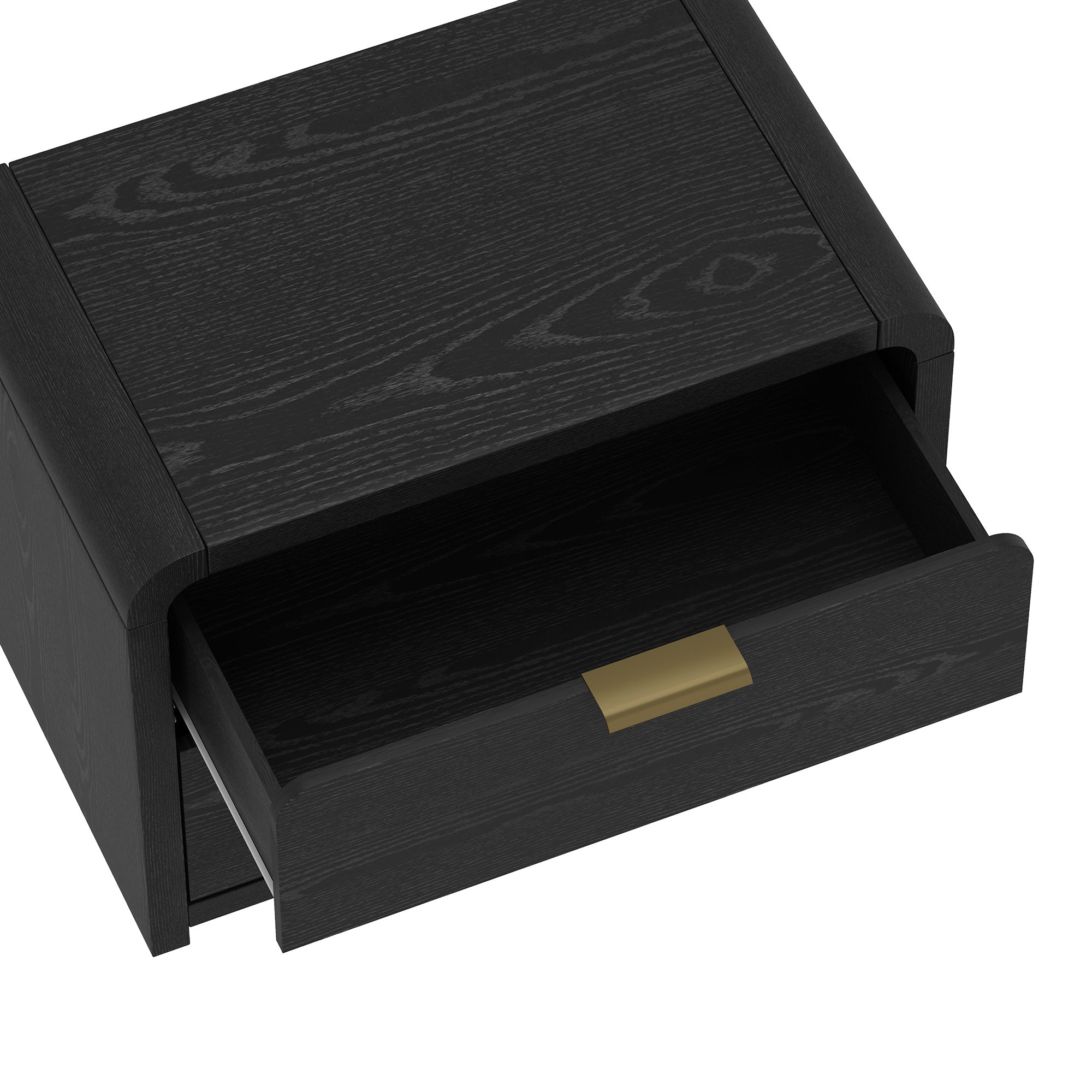 Grace Black and Gold Nightstand
