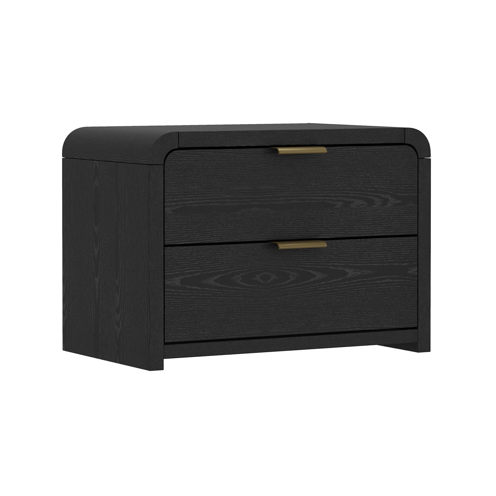 Grace Black and Gold Nightstand
