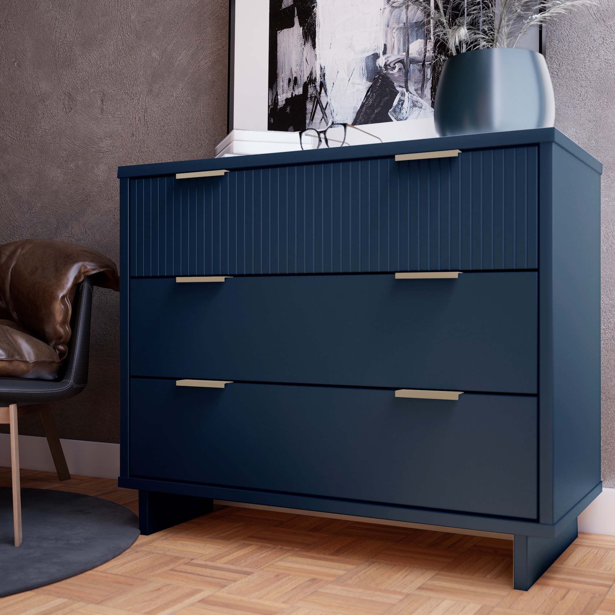Granville 38" Standard Dresser in Midnight Blue