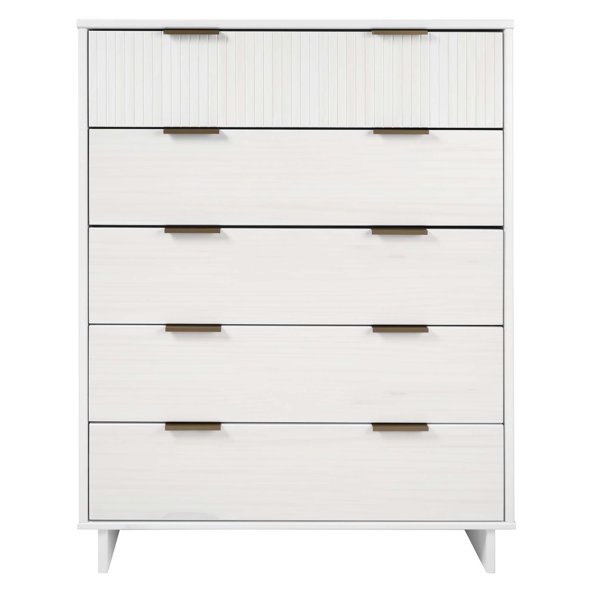 Granville 45" Modern White Tall Dresser