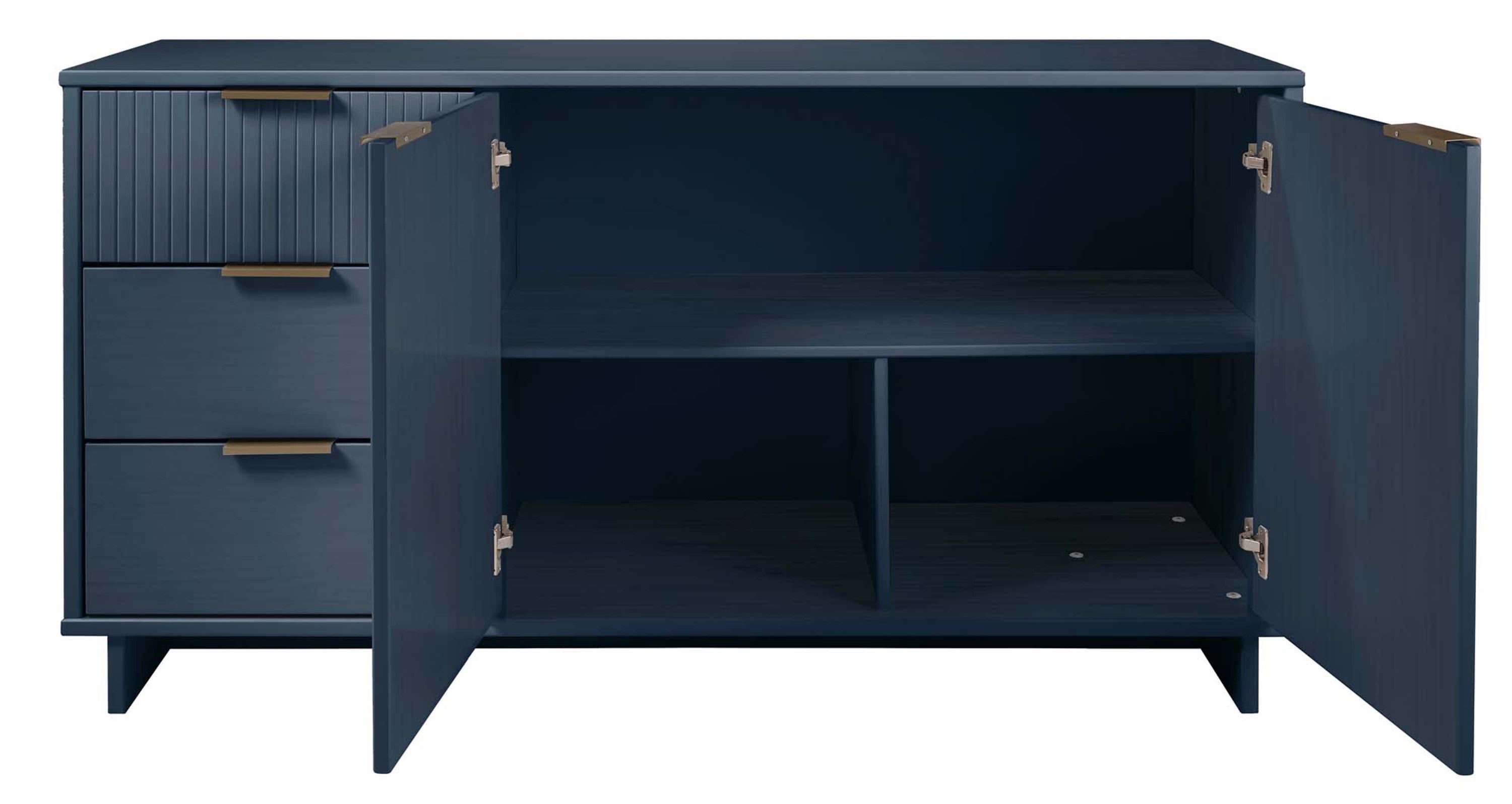 Granville 55.04" Sideboard in Midnight Blue