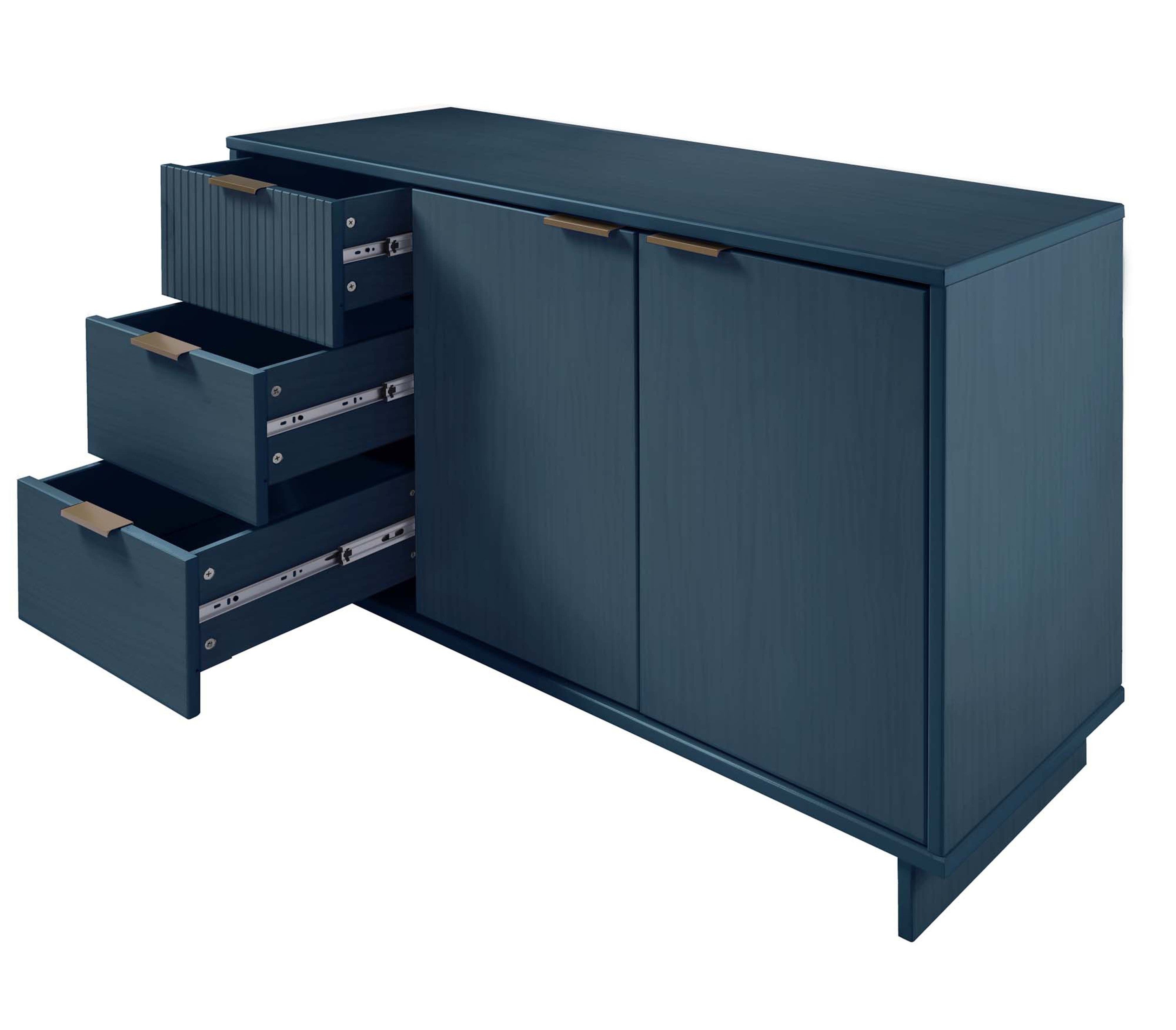 Granville 55.04" Sideboard in Midnight Blue