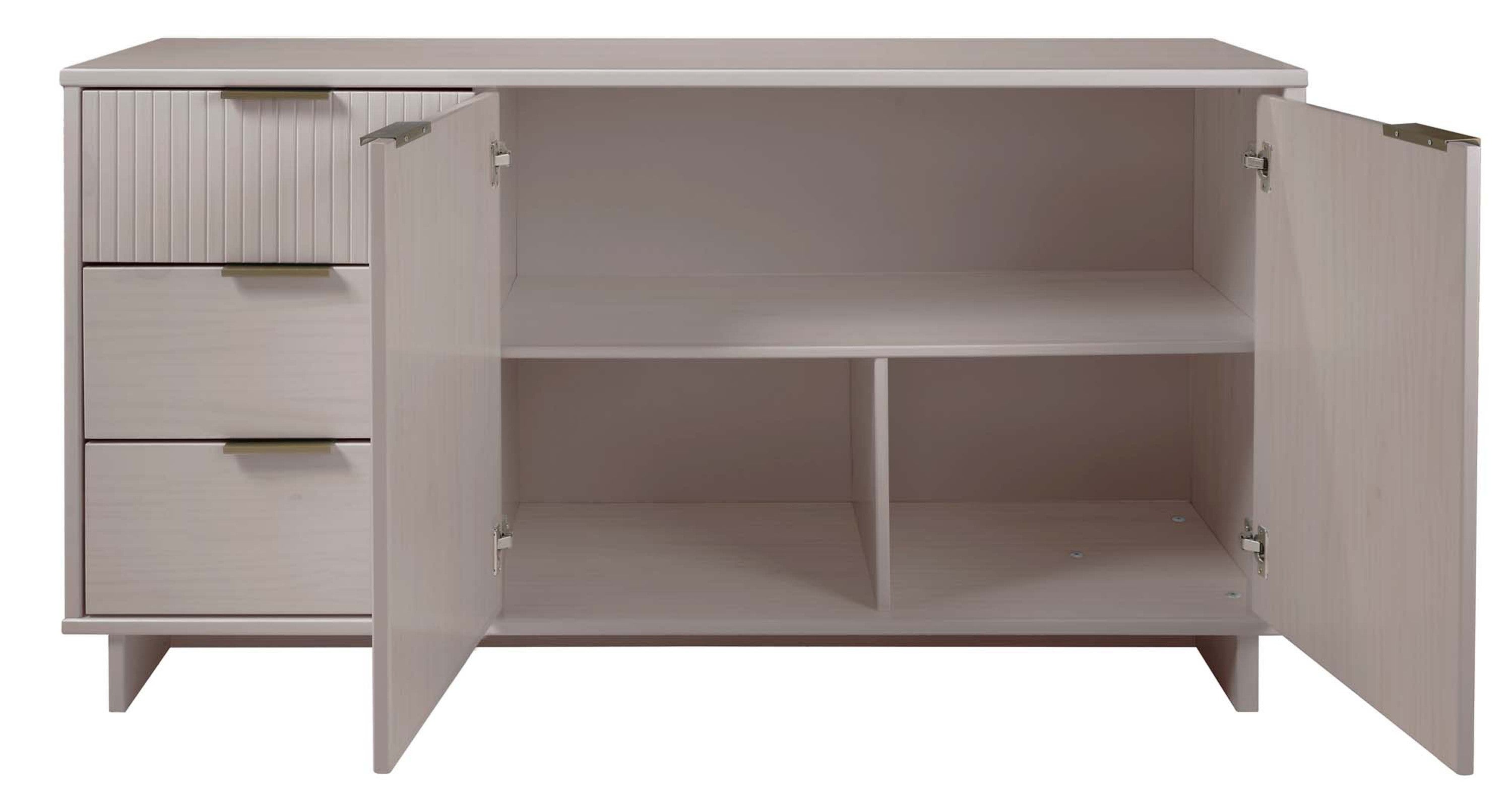 Granville 55" Modern Light Grey Sideboard