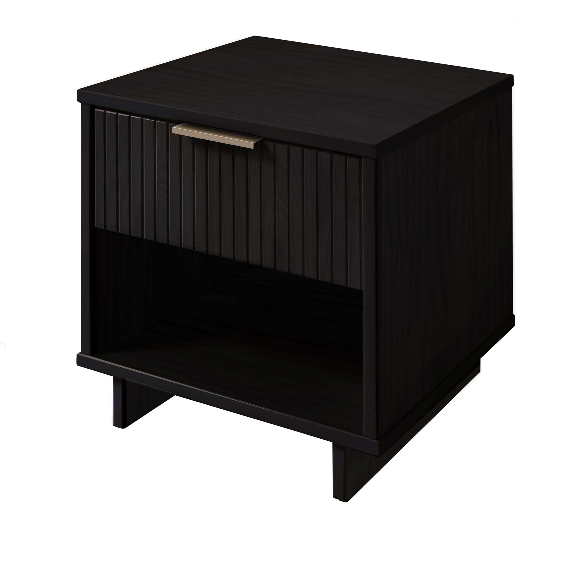 Granville 1.0 Modern Black Nightstand