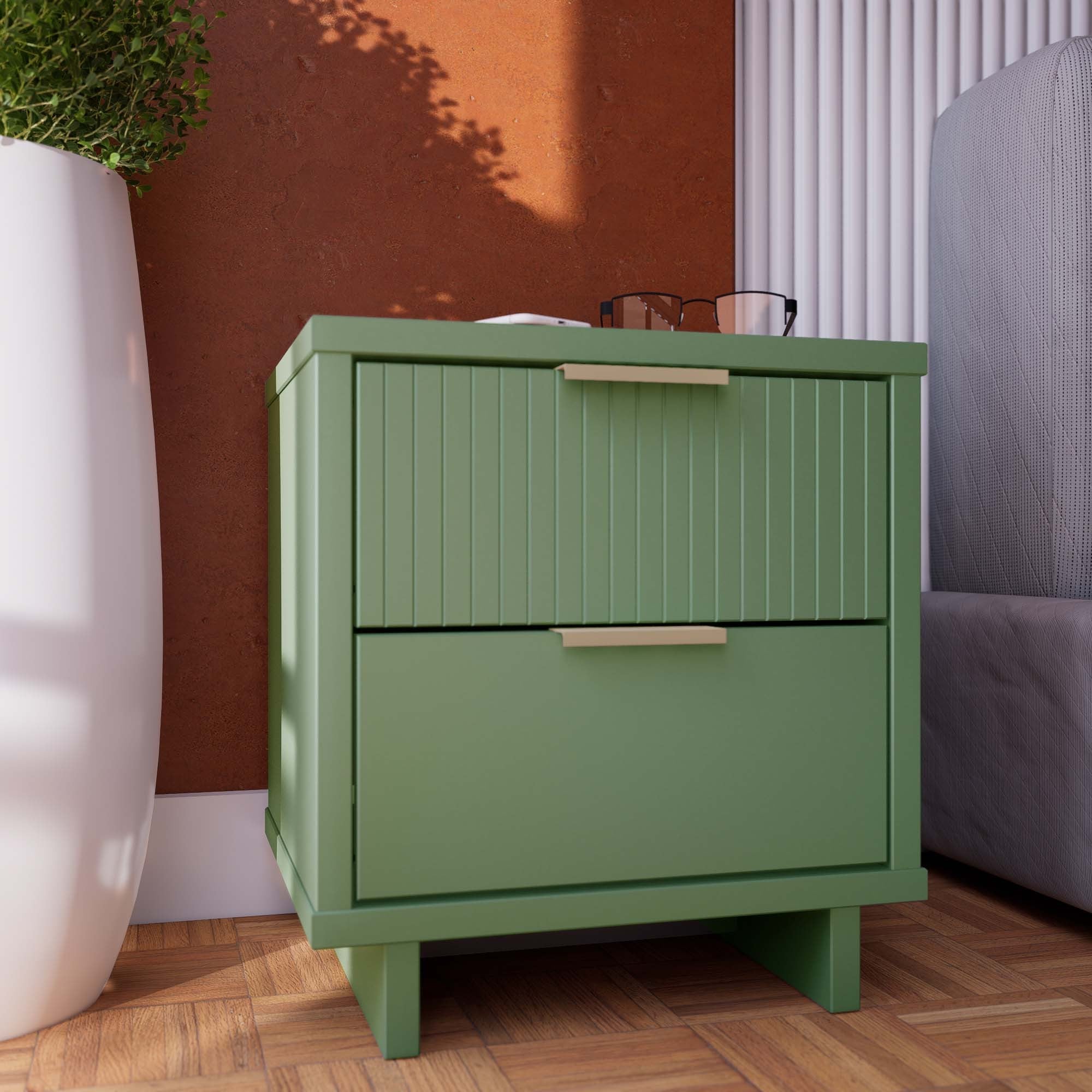 Granville Nightstand 2.0 in Sage Green