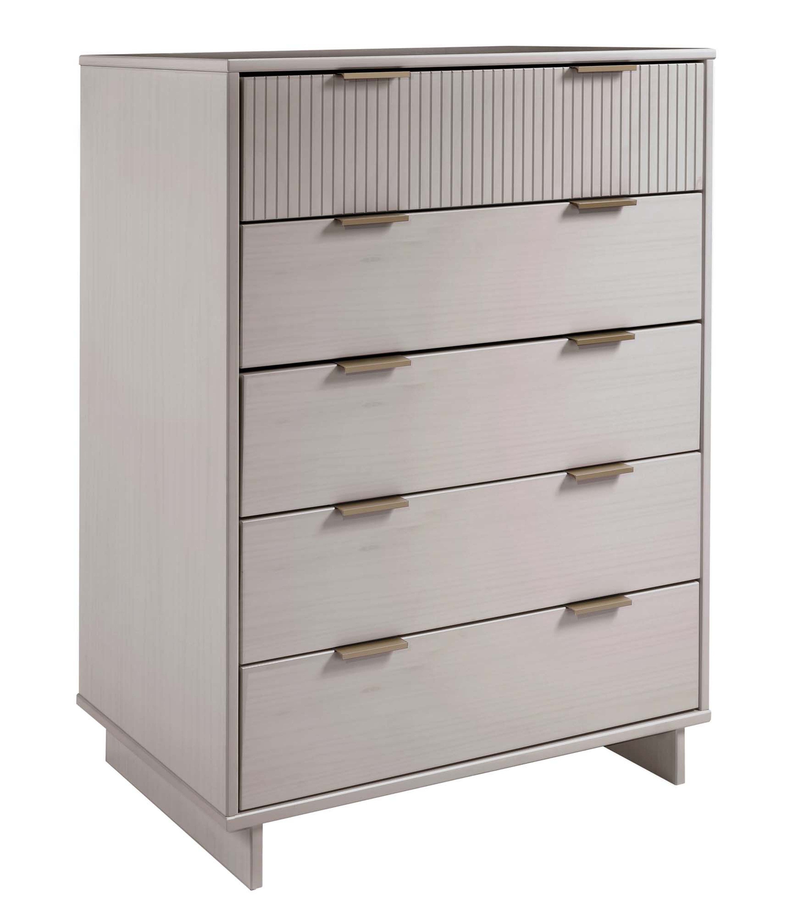 Granville Tall Dresser in Light Grey