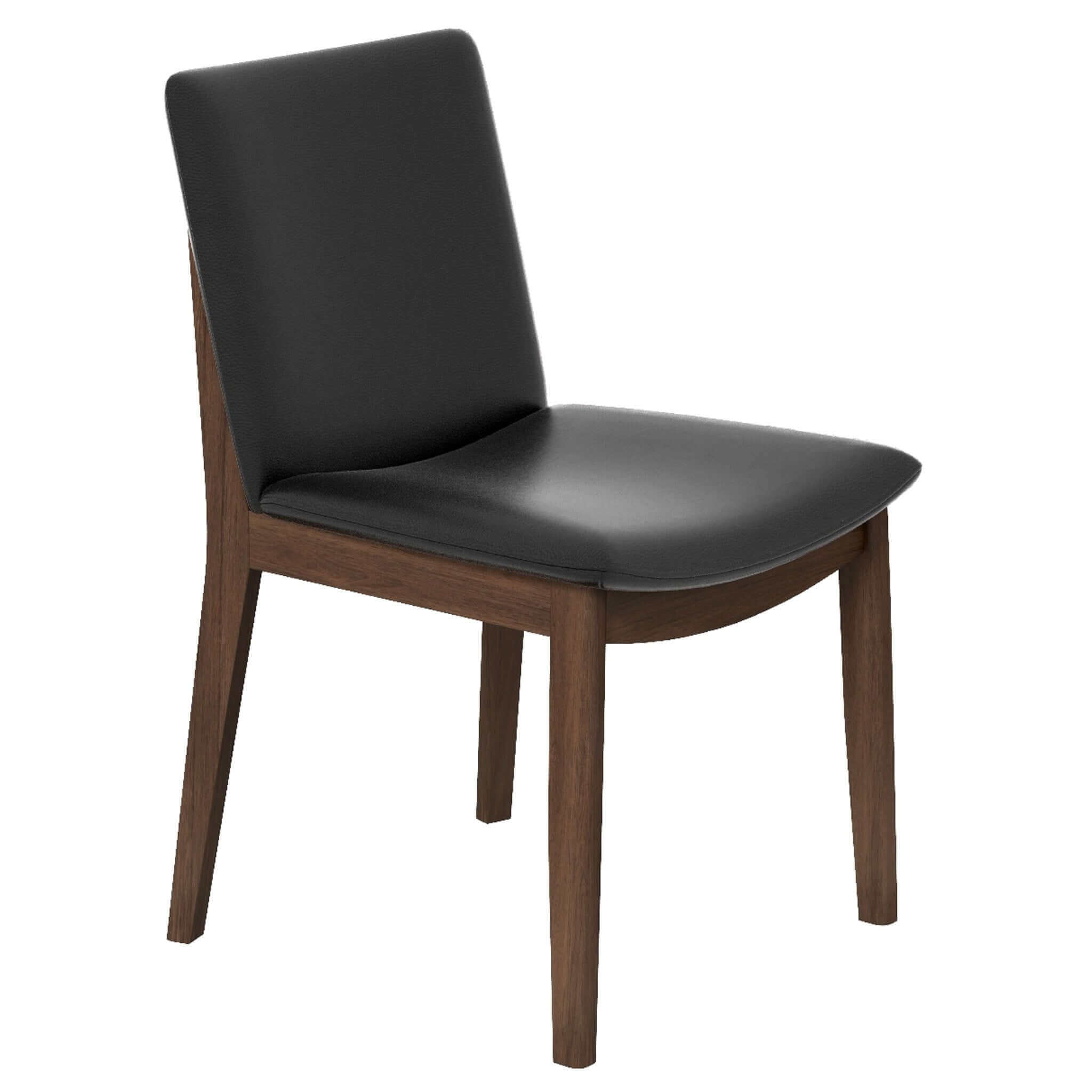 Hamilton Black Vegan Leather Dining Chair (Set of 2)