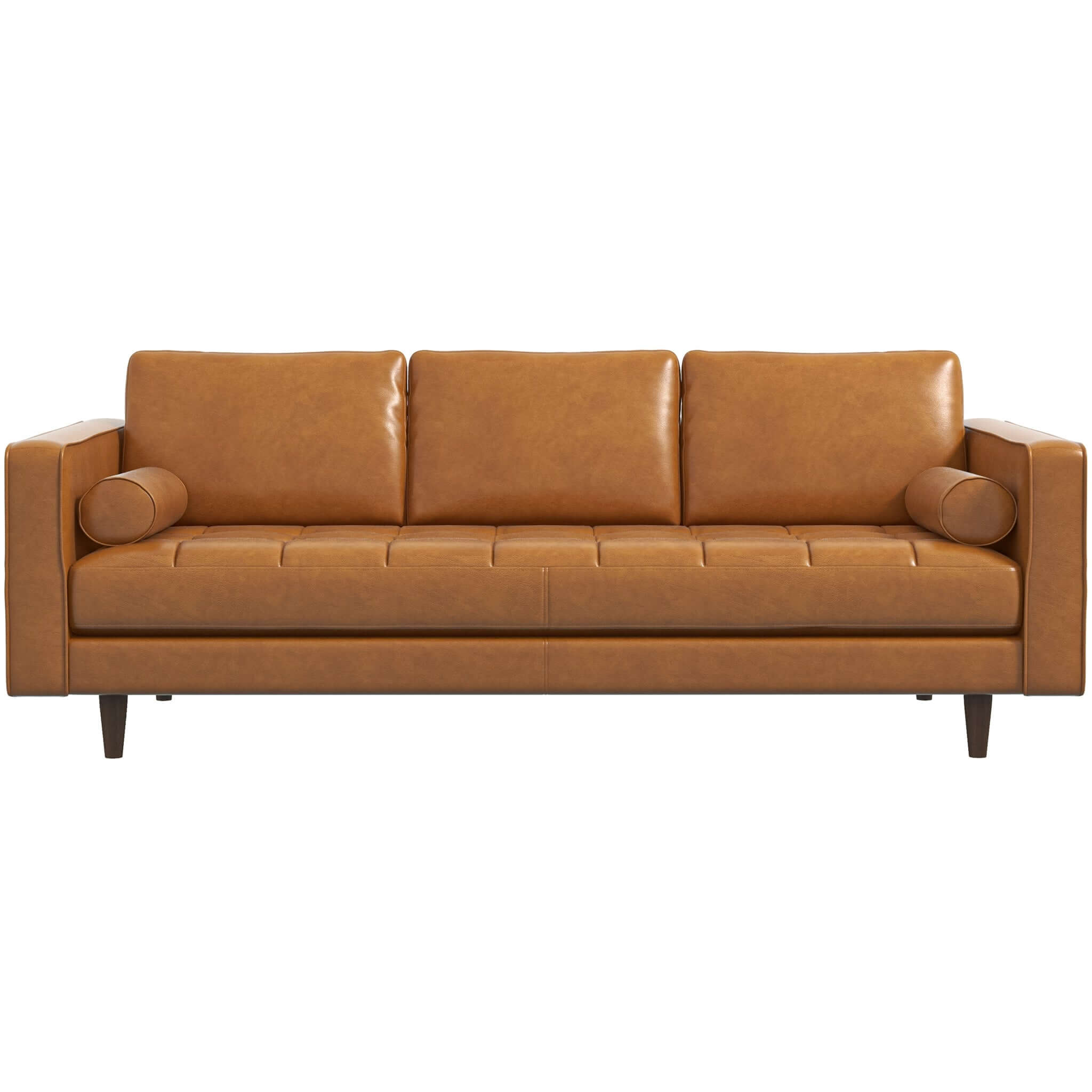 Hoxton Tan Leather Sofa